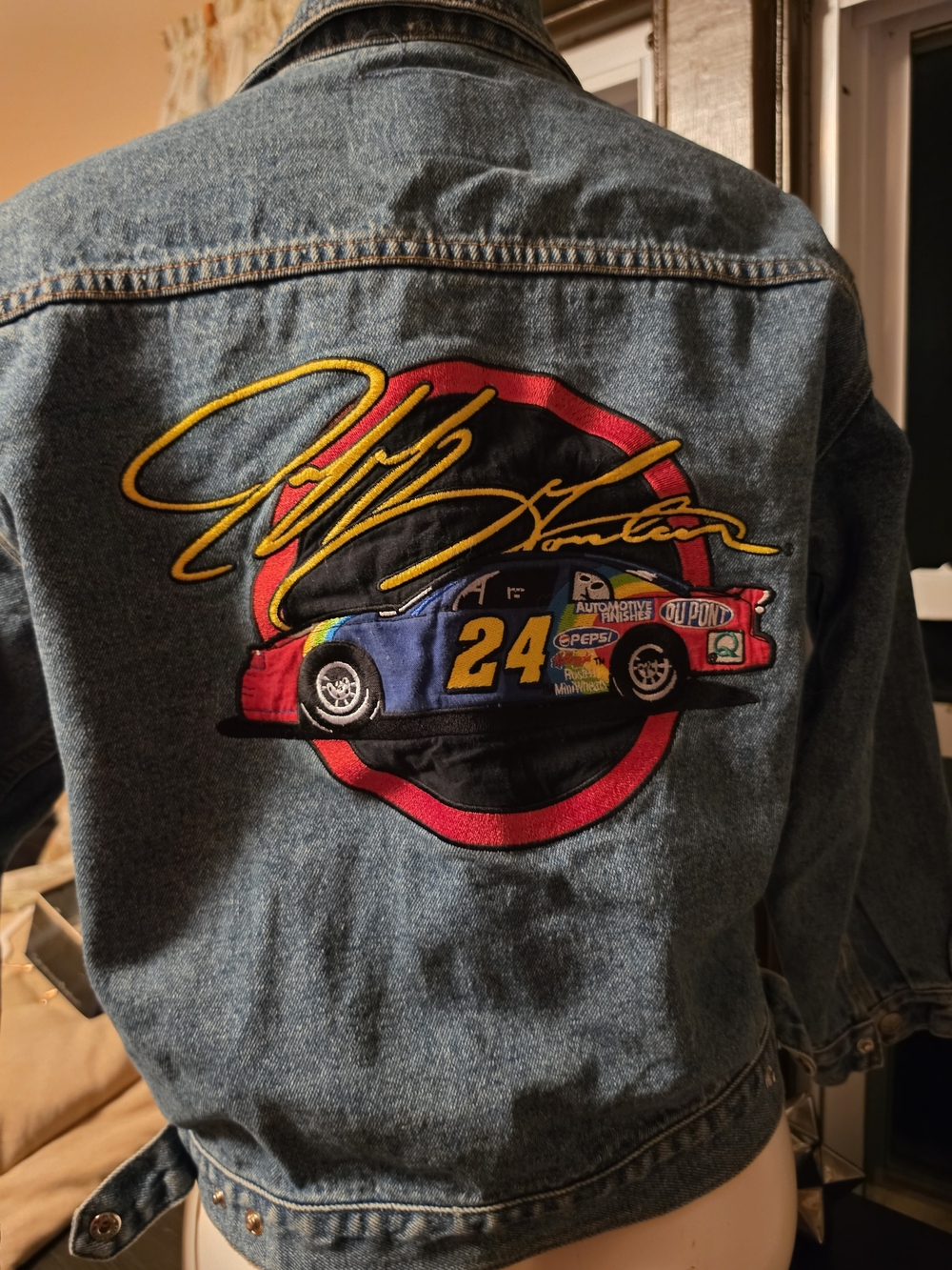 Vintage Jeff Gordan Jean Jacket